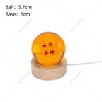 Dragon Ball Crystal Ball Lamp Action Figure Shenron Wish Balls Led Night Light Shenlong 1-7 Star Crystal Balls Anime Figurine