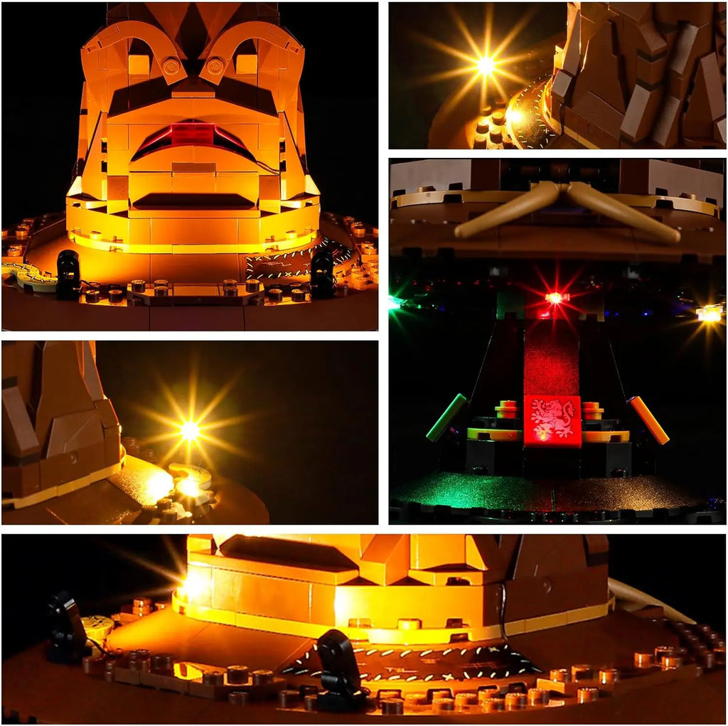 Hprosper 5V LED Light For Harry Potter 76429 Talking Sorting Hat Decorative Lamp (Not Include Lego Building Blocks)