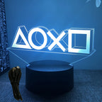NEON GAMER 3D Lamp LED Night Light Gaming Setup RGB Children's Lamps Gamer Room Decoration Bedroom Table Lamp Personalized Gifts