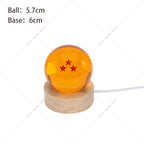 Dragon Ball Crystal Ball Lamp Action Figure Shenron Wish Balls Led Night Light Shenlong 1-7 Star Crystal Balls Anime Figurine