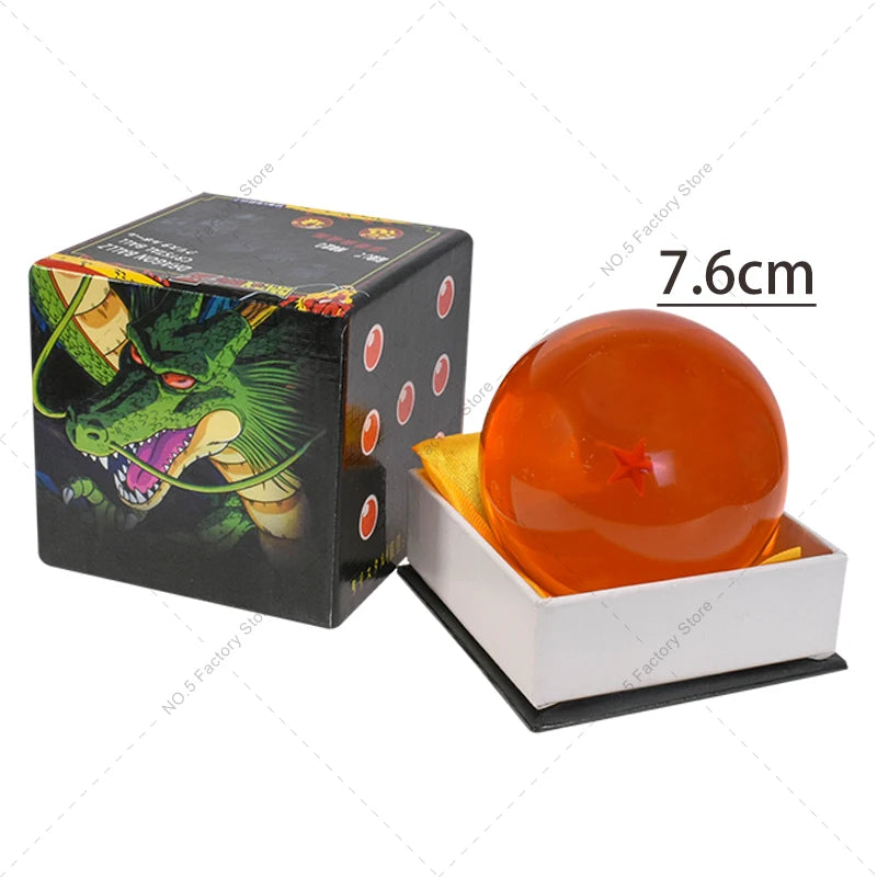 Dragon Ball Crystal Ball Lamp Action Figure Shenron Wish Balls Led Night Light Shenlong 1-7 Star Crystal Balls Anime Figurine