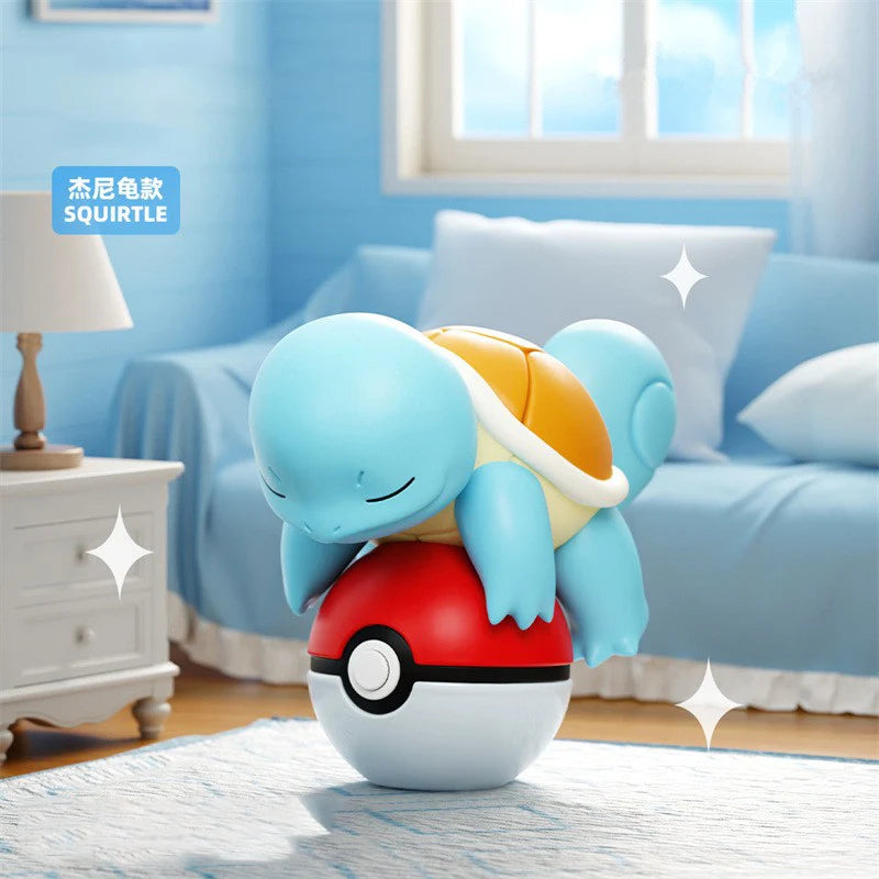 Authentic Pok é mon Night Light Doll Pikachu EEVEE CHARMANDER BULBASAUR PSYDUCK Handmade Ornament Toy Children's Christmas Gift