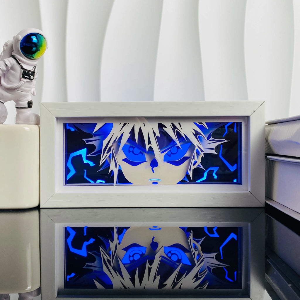 3D Anime Light Box Led Paper Carving  Bedroom Decor Night Lamp Cartoon Manga Shadow Glowing Lightbox Table Lamp for Friend Gifts