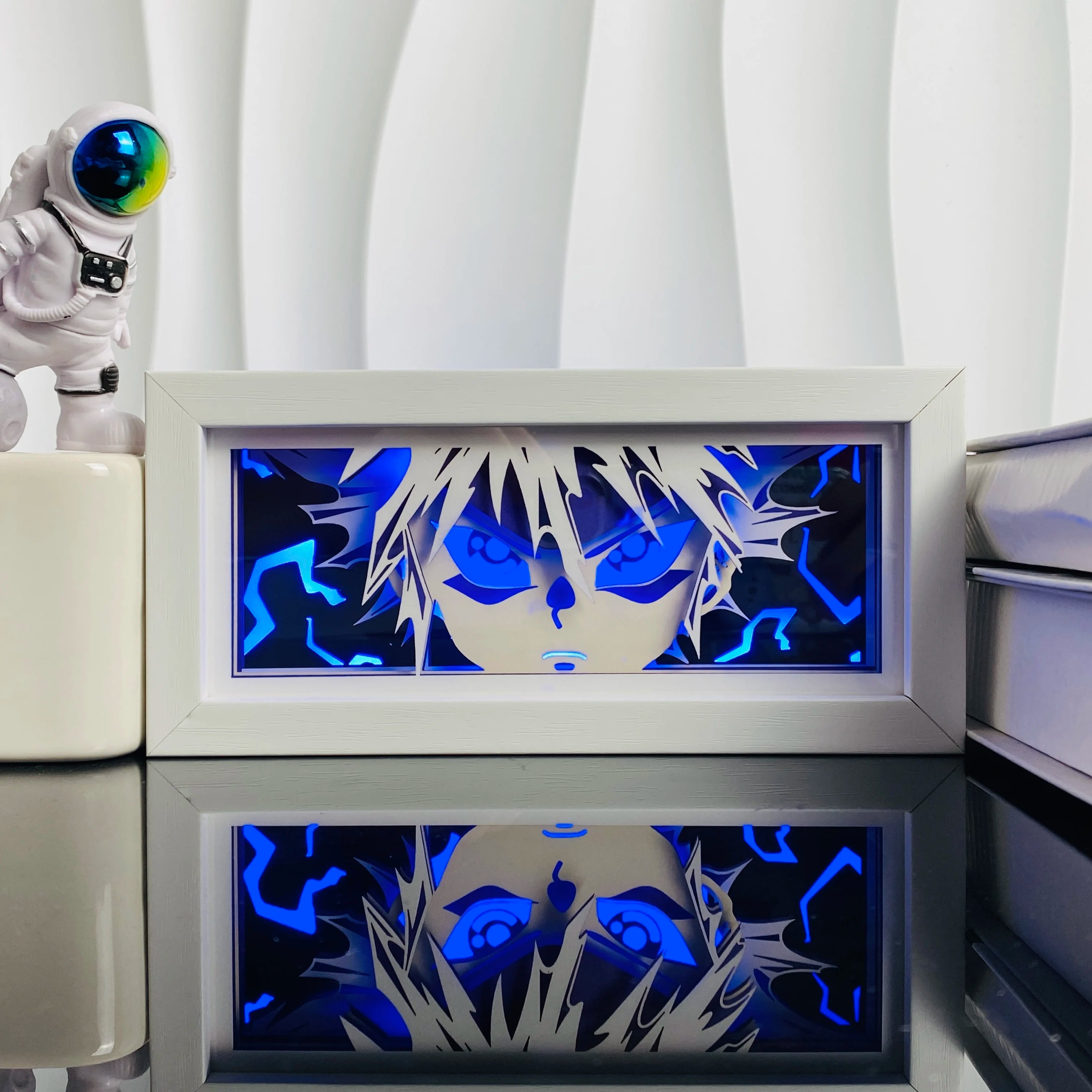 3D Anime Light Box Led Paper Carving  Bedroom Decor Night Lamp Cartoon Manga Shadow Glowing Lightbox Table Lamp for Friend Gifts