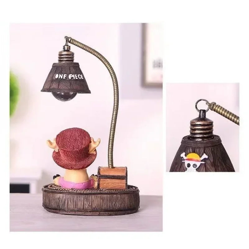 One Piece Luffy 3D LED Night Light, Anime Desktop Lamp for Study Office Decor - Cool Birthday Christmas Gift for Fans Men Women