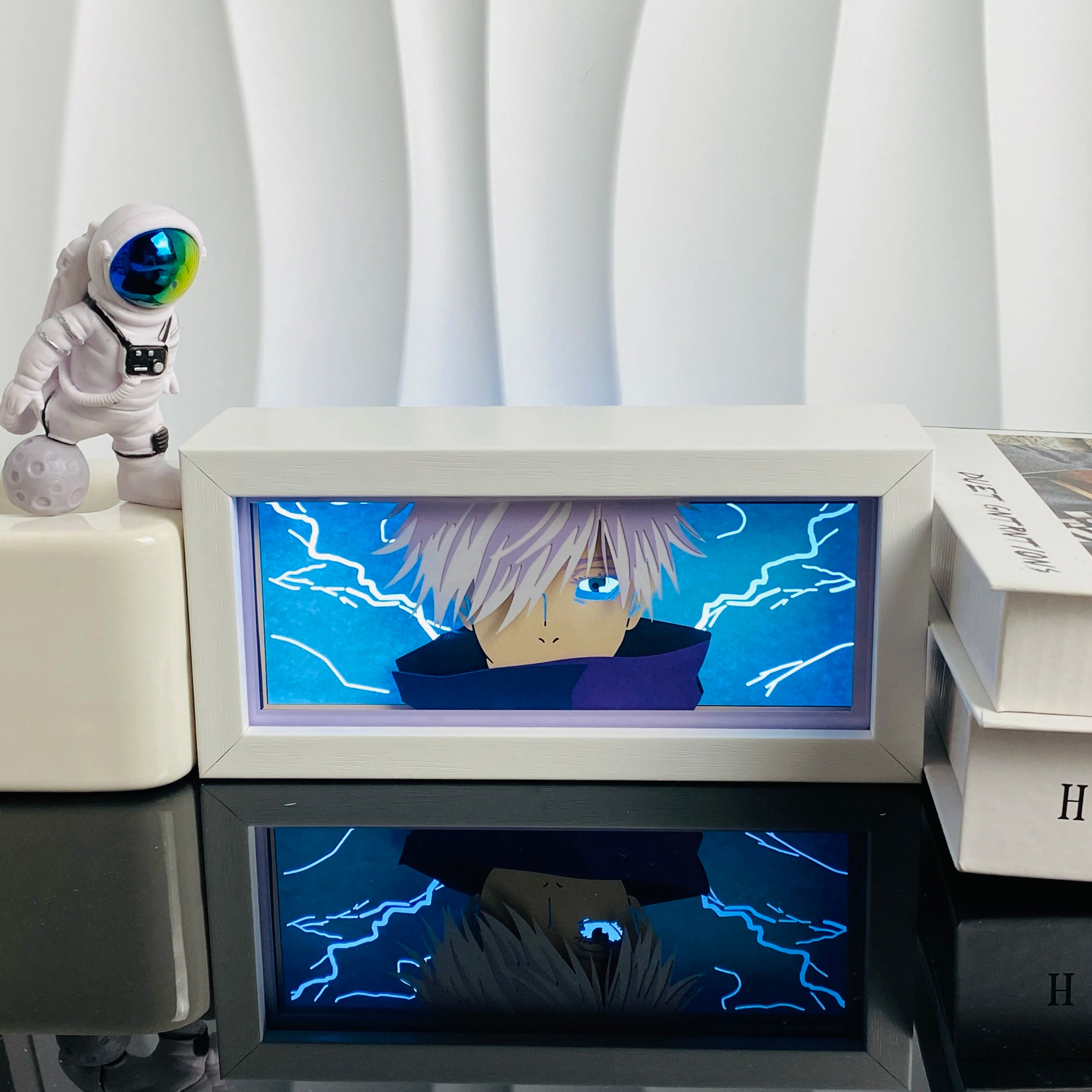3D Anime Light Box Led Paper Carving  Bedroom Decor Night Lamp Cartoon Manga Shadow Glowing Lightbox Table Lamp for Friend Gifts