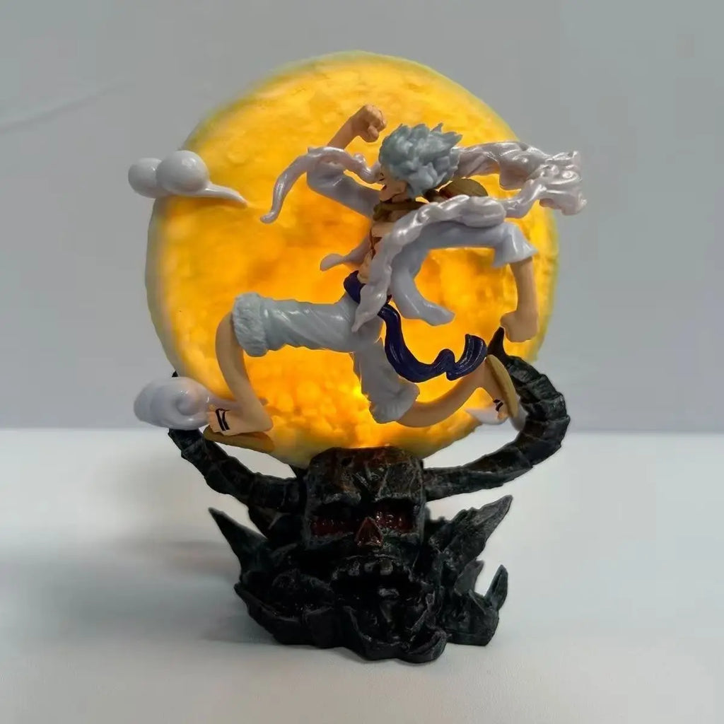 One Piece GK Ghost Island Moonbound Nika Fly Anime Model Statue Collectible Wholesale Pirate Ship Theme Decorations