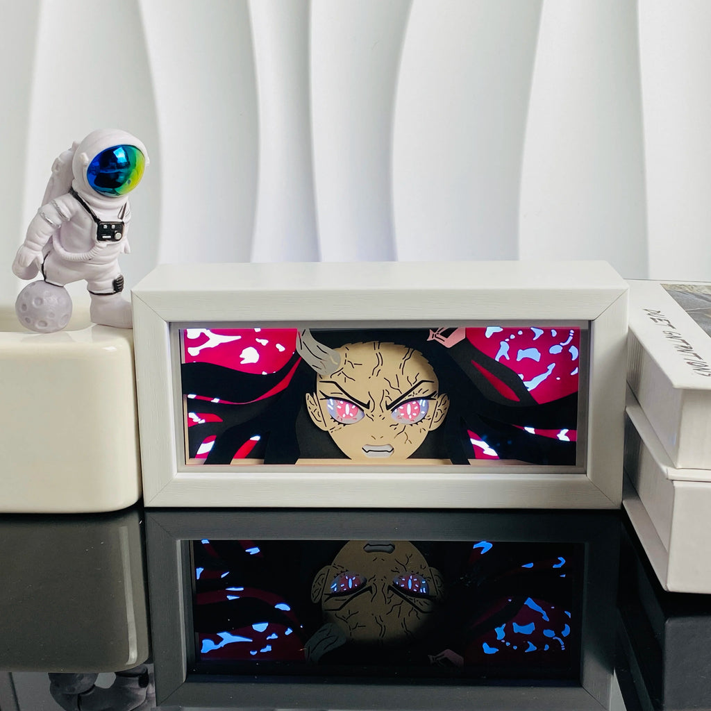 3D Anime Light Box Led Paper Carving  Bedroom Decor Night Lamp Cartoon Manga Shadow Glowing Lightbox Table Lamp for Friend Gifts