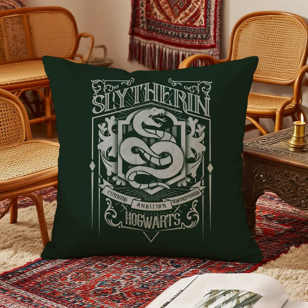 H-harry P-potter cushion cover Bedroom Sofa Decorative home Car portable Cushion Cover With Zipper Soft pillowcase