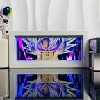 3D Anime Light Box Led Paper Carving  Bedroom Decor Night Lamp Cartoon Manga Shadow Glowing Lightbox Table Lamp for Friend Gifts