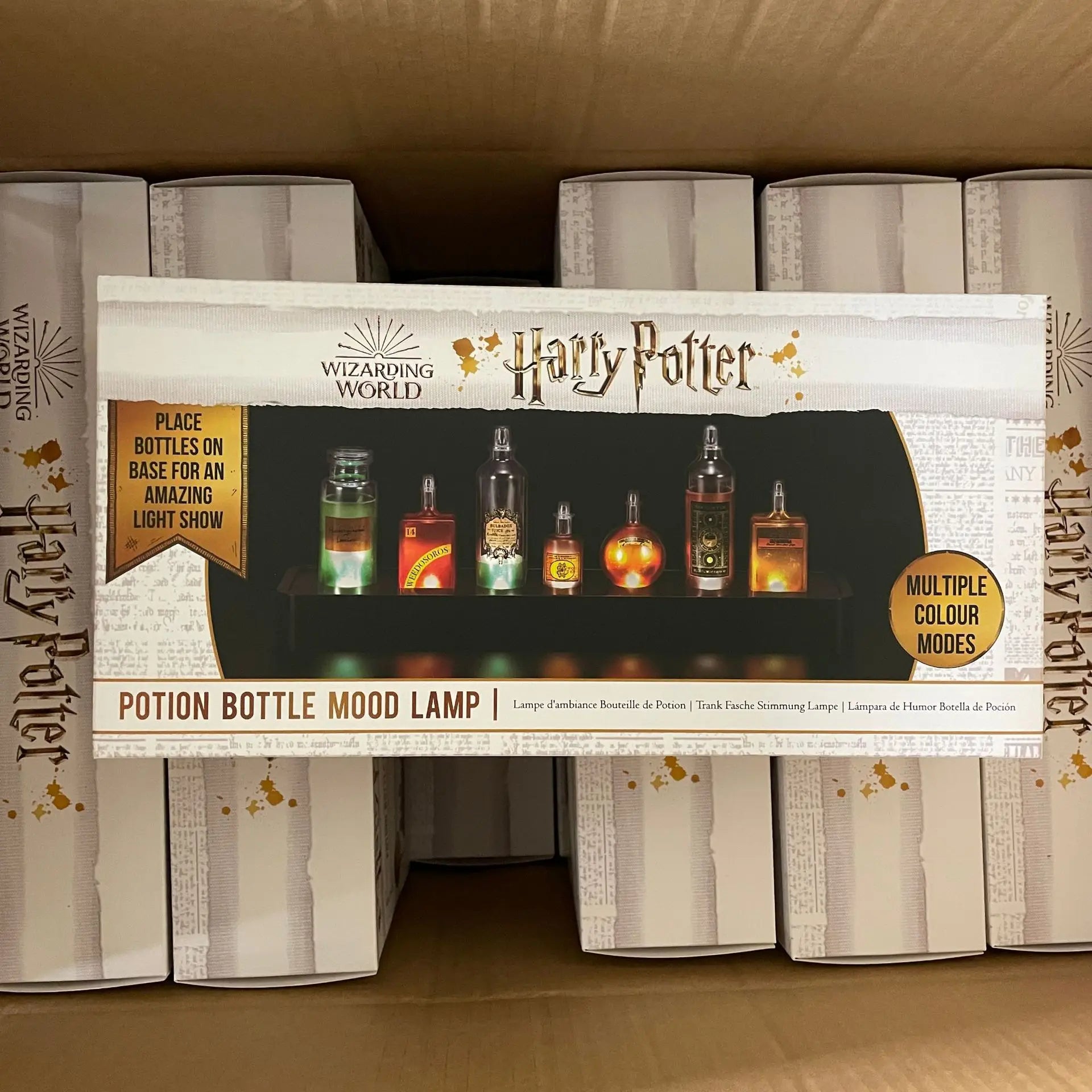 Harry Potter Magic World Potion Bottle Decorative Light Voice Controlled Flash Color Light Collectibles Atmosphere Kids Toy Gift