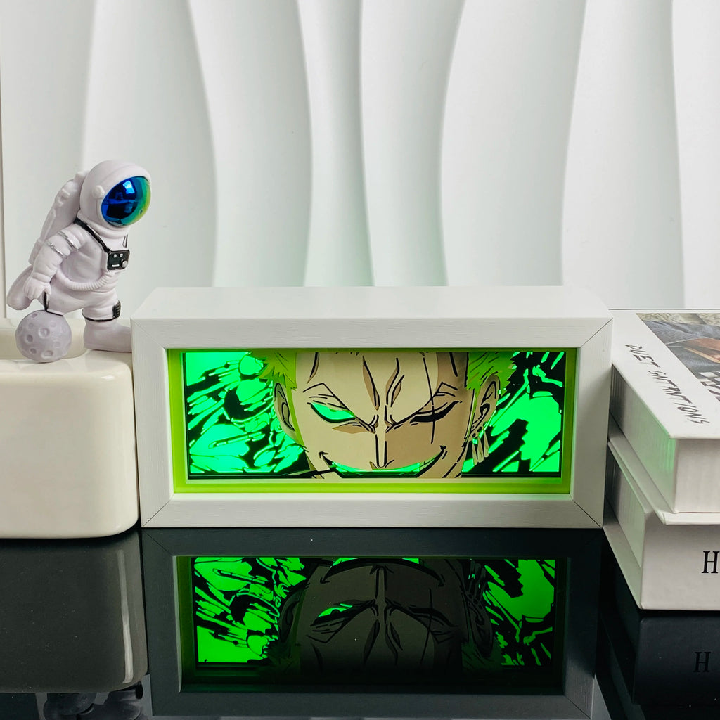 3D Anime Light Box Led Paper Carving  Bedroom Decor Night Lamp Cartoon Manga Shadow Glowing Lightbox Table Lamp for Friend Gifts