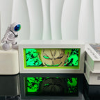 3D Anime Light Box Led Paper Carving  Bedroom Decor Night Lamp Cartoon Manga Shadow Glowing Lightbox Table Lamp for Friend Gifts