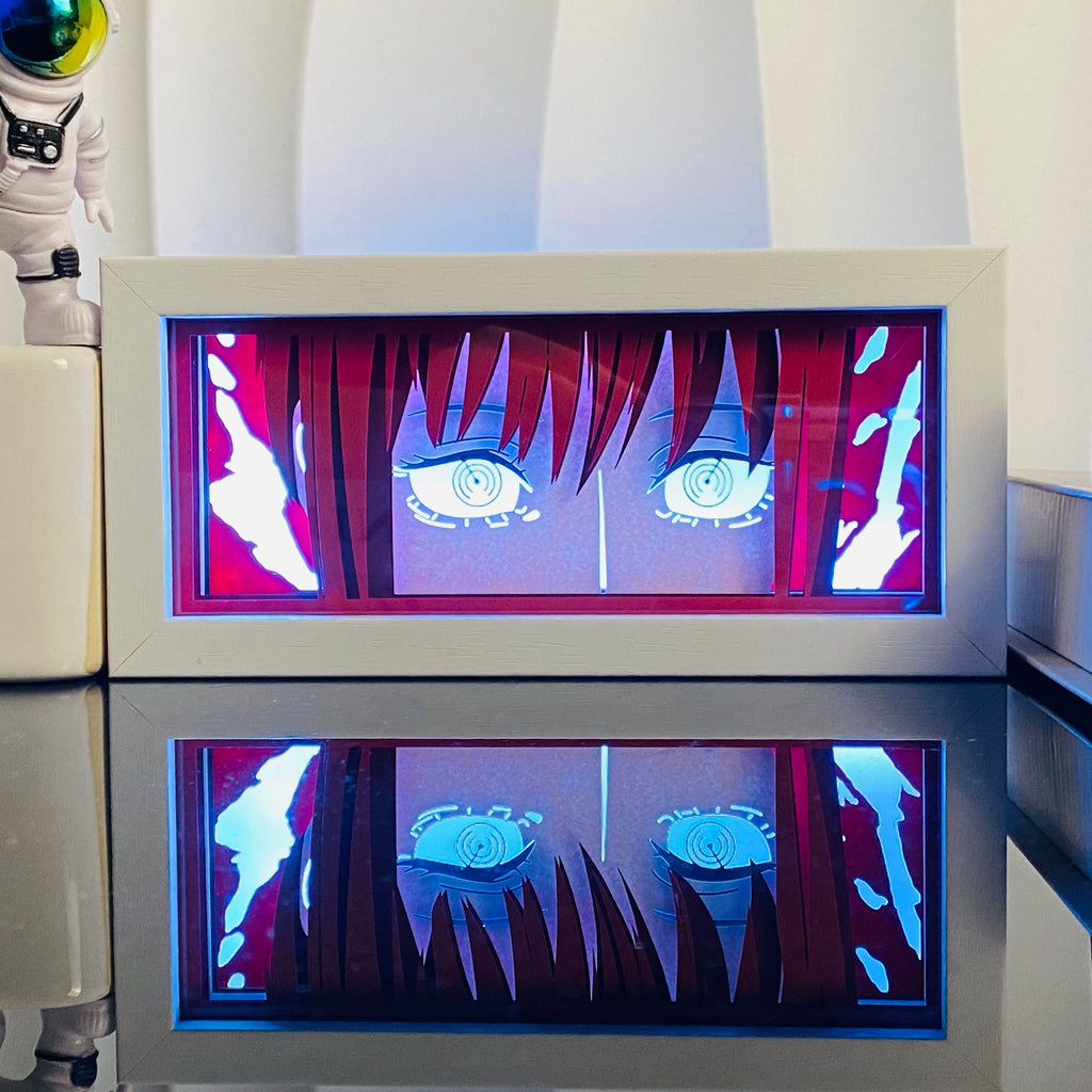 3D Anime Light Box Led Paper Carving  Bedroom Decor Night Lamp Cartoon Manga Shadow Glowing Lightbox Table Lamp for Friend Gifts