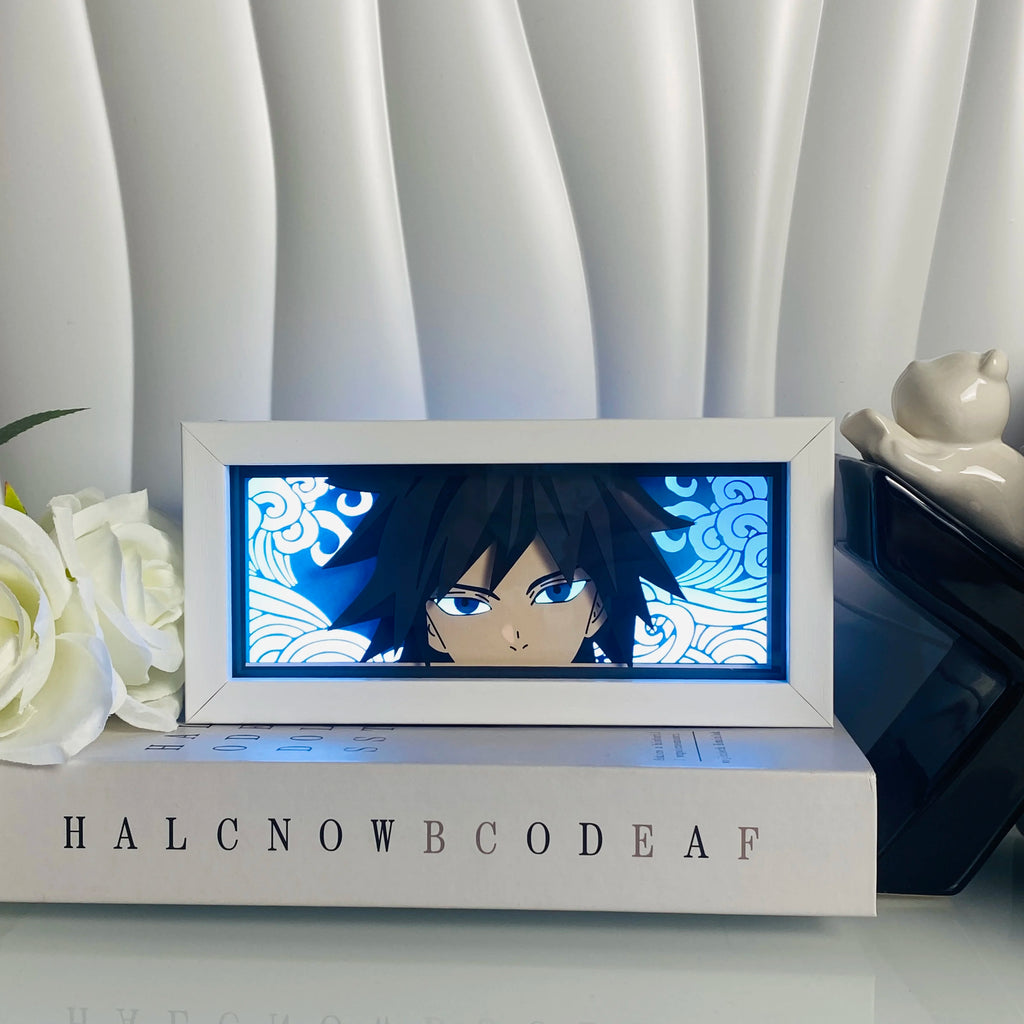 3D Anime Light Box Led Paper Carving  Bedroom Decor Night Lamp Cartoon Manga Shadow Glowing Lightbox Table Lamp for Friend Gifts