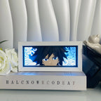 3D Anime Light Box Led Paper Carving  Bedroom Decor Night Lamp Cartoon Manga Shadow Glowing Lightbox Table Lamp for Friend Gifts