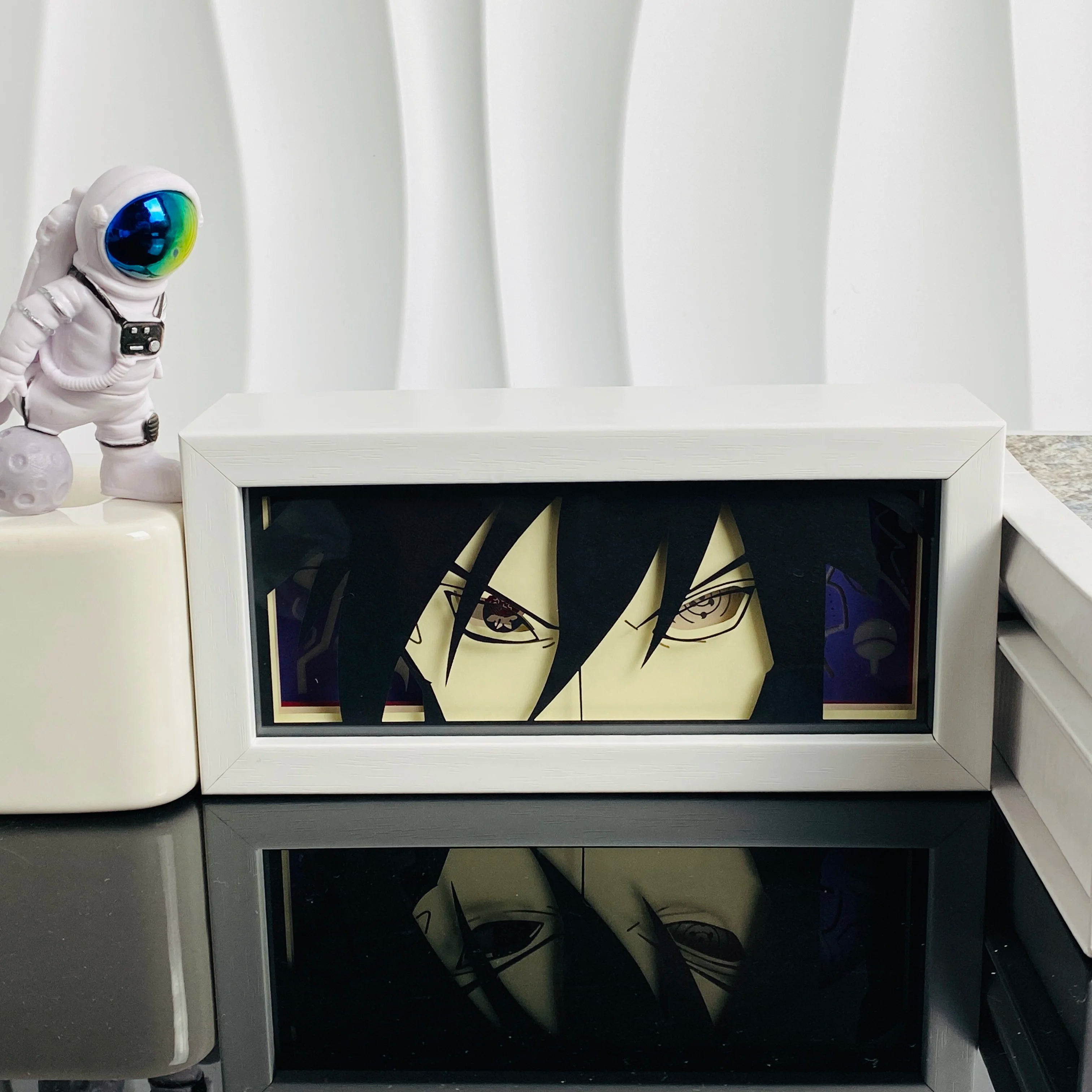 3D Anime Light Box Led Paper Carving  Bedroom Decor Night Lamp Cartoon Manga Shadow Glowing Lightbox Table Lamp for Friend Gifts