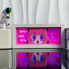 3D Anime Light Box Led Paper Carving  Bedroom Decor Night Lamp Cartoon Manga Shadow Glowing Lightbox Table Lamp for Friend Gifts