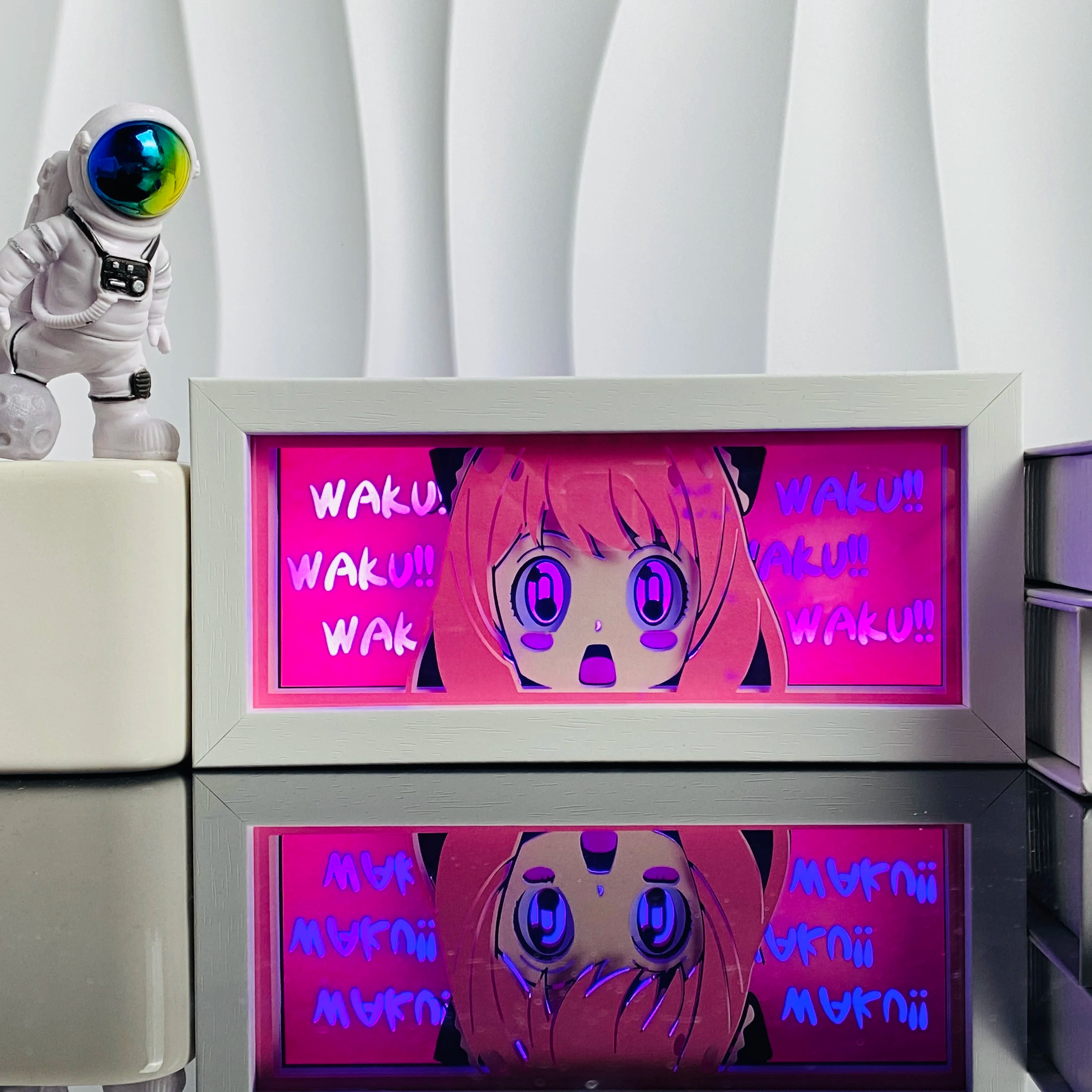 3D Anime Light Box Led Paper Carving  Bedroom Decor Night Lamp Cartoon Manga Shadow Glowing Lightbox Table Lamp for Friend Gifts