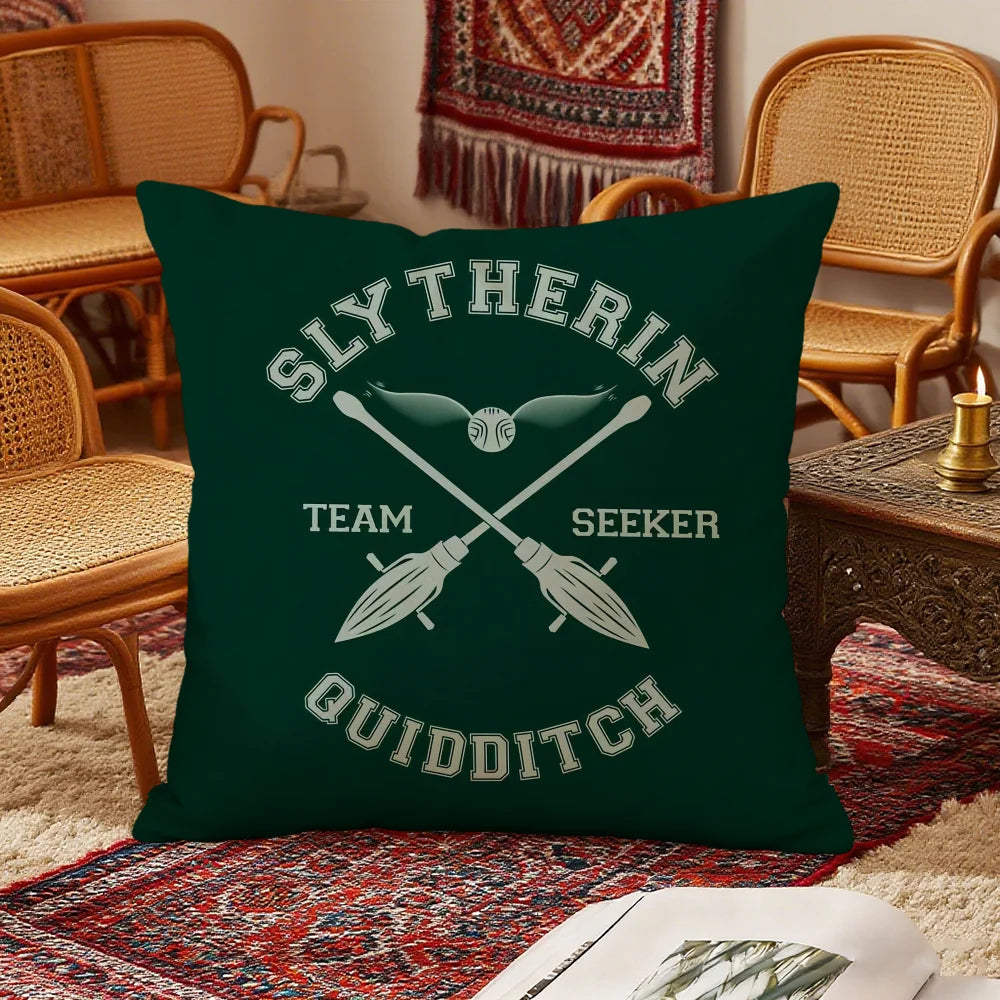 H-harry P-potter cushion cover Bedroom Sofa Decorative home Car portable Cushion Cover With Zipper Soft pillowcase