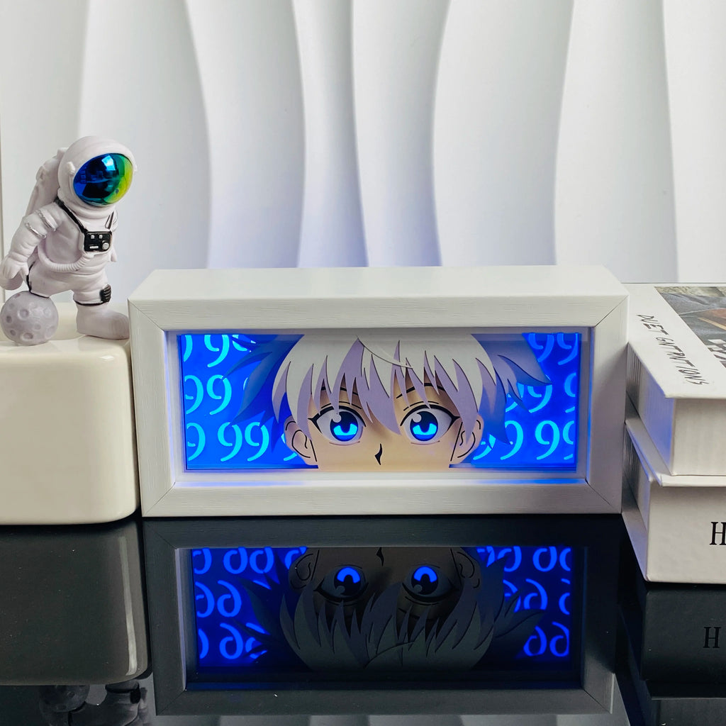 3D Anime Light Box Led Paper Carving  Bedroom Decor Night Lamp Cartoon Manga Shadow Glowing Lightbox Table Lamp for Friend Gifts