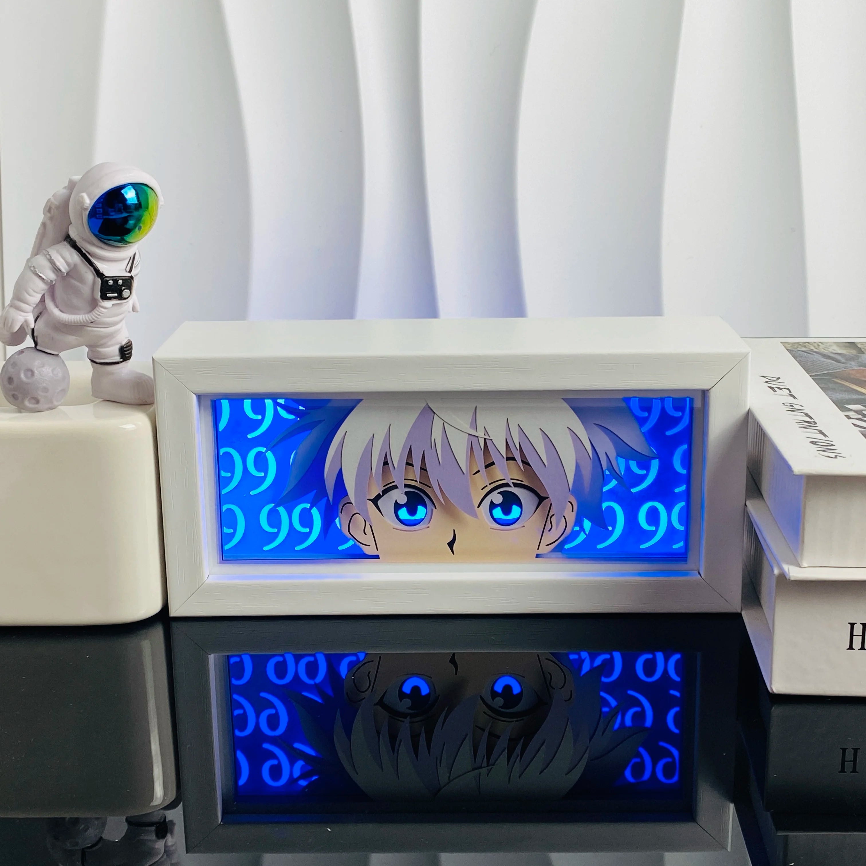 3D Anime Light Box Led Paper Carving  Bedroom Decor Night Lamp Cartoon Manga Shadow Glowing Lightbox Table Lamp for Friend Gifts