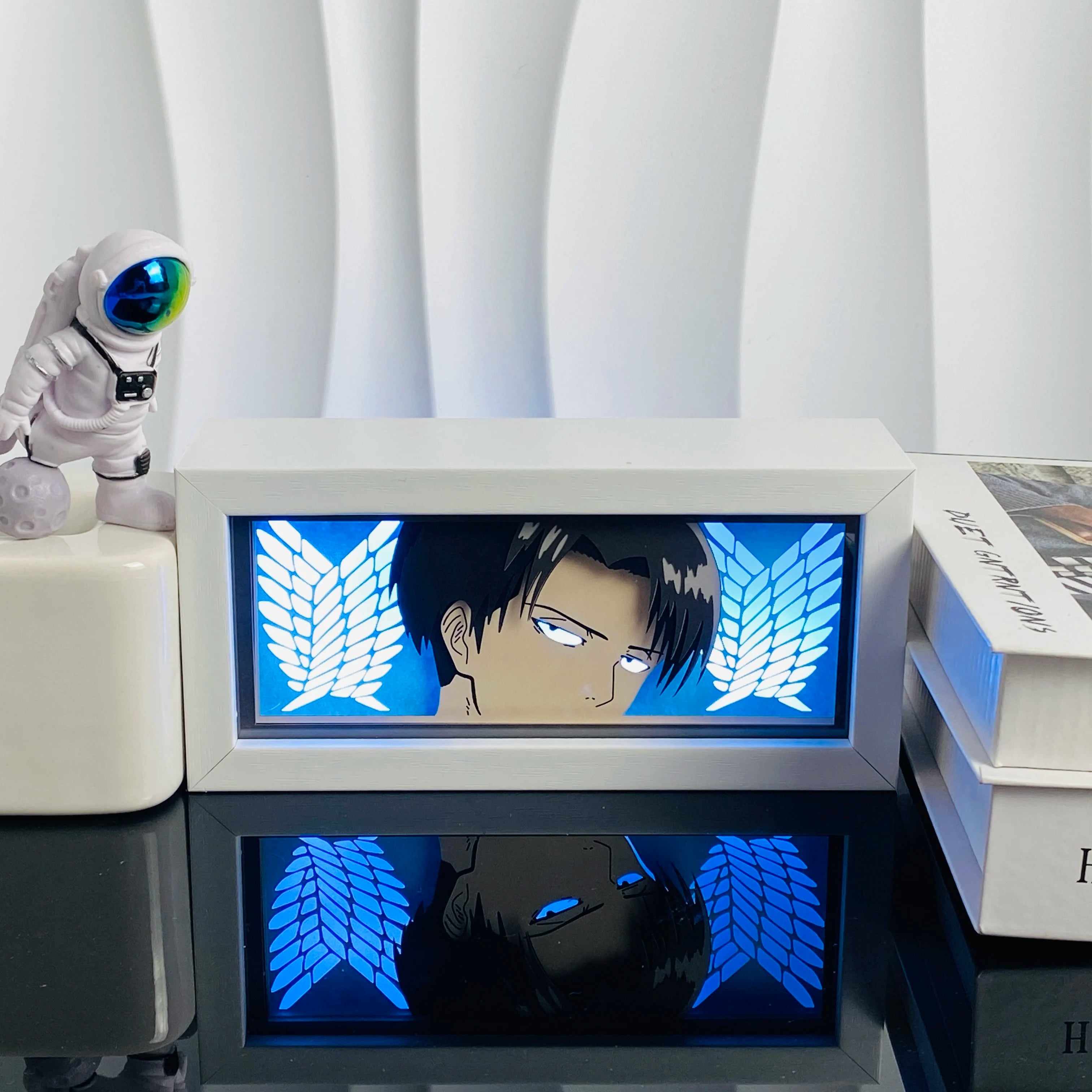 3D Anime Light Box Led Paper Carving  Bedroom Decor Night Lamp Cartoon Manga Shadow Glowing Lightbox Table Lamp for Friend Gifts