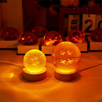 Dragon Ball Crystal Ball Lamp Action Figure Shenron Wish Balls Led Night Light Shenlong 1-7 Star Crystal Balls Anime Figurine
